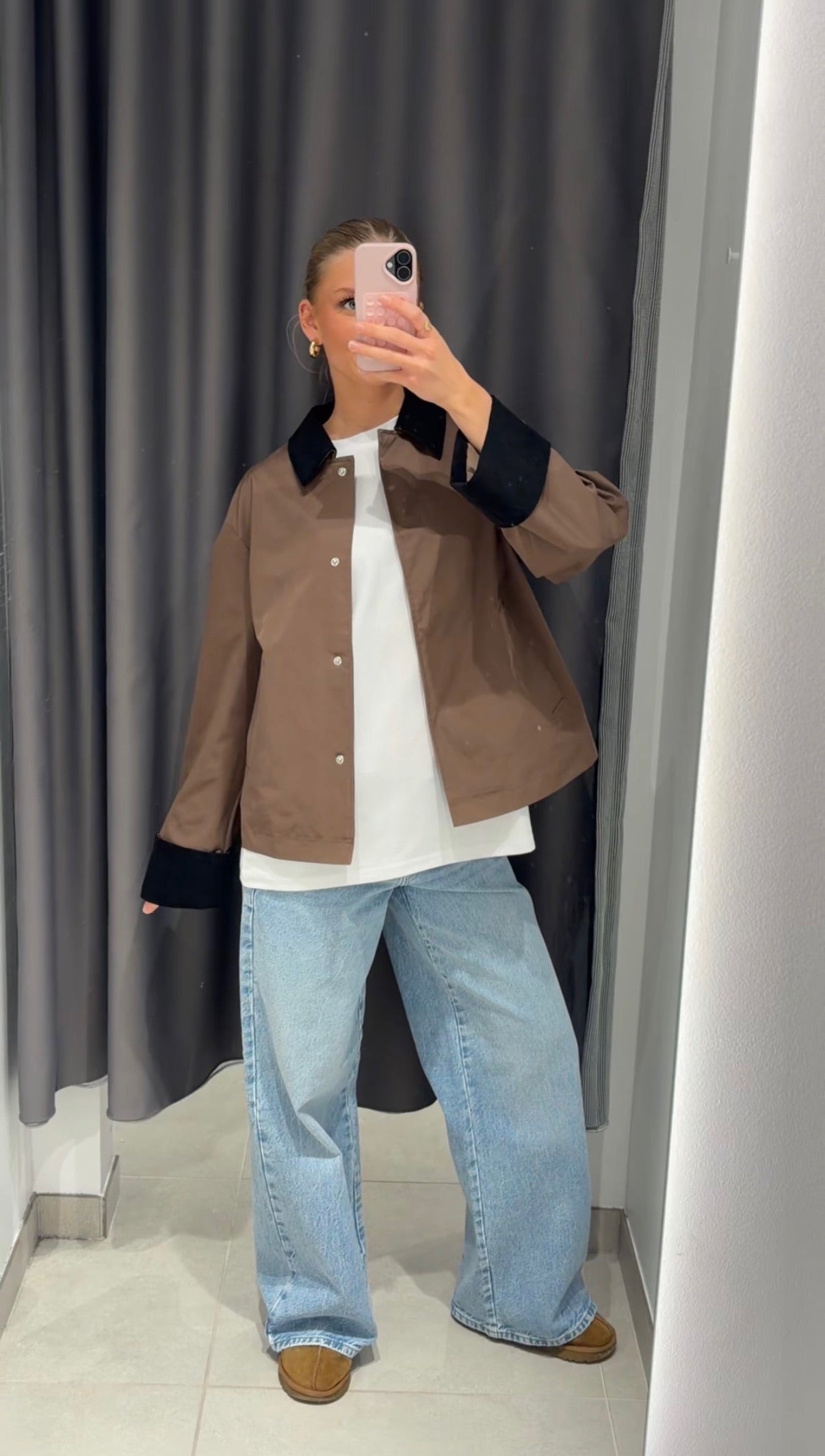 PCJORMA Jacket - Coffee Quartz