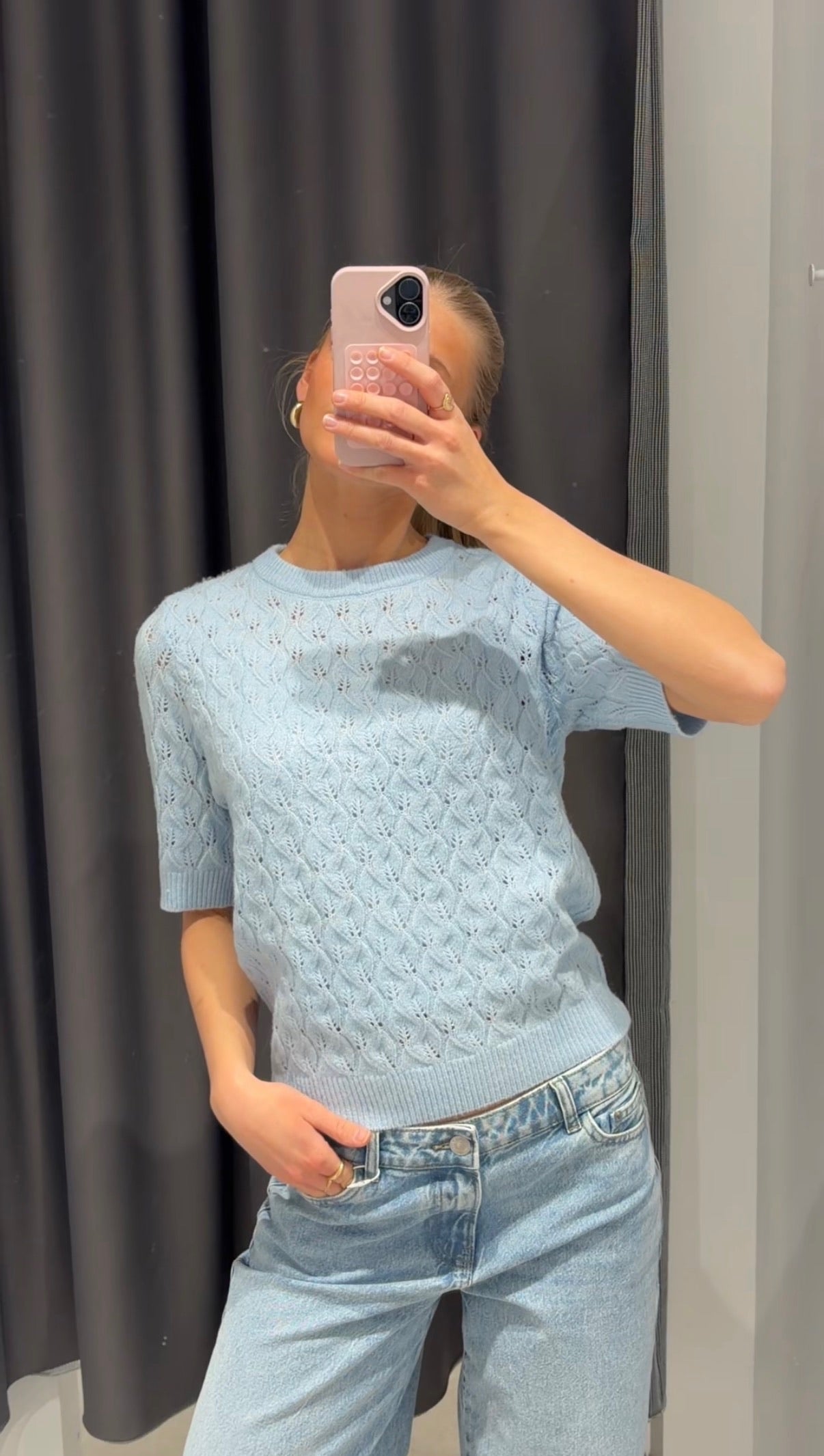 PCLELOU Pullover - Cashmere Blue