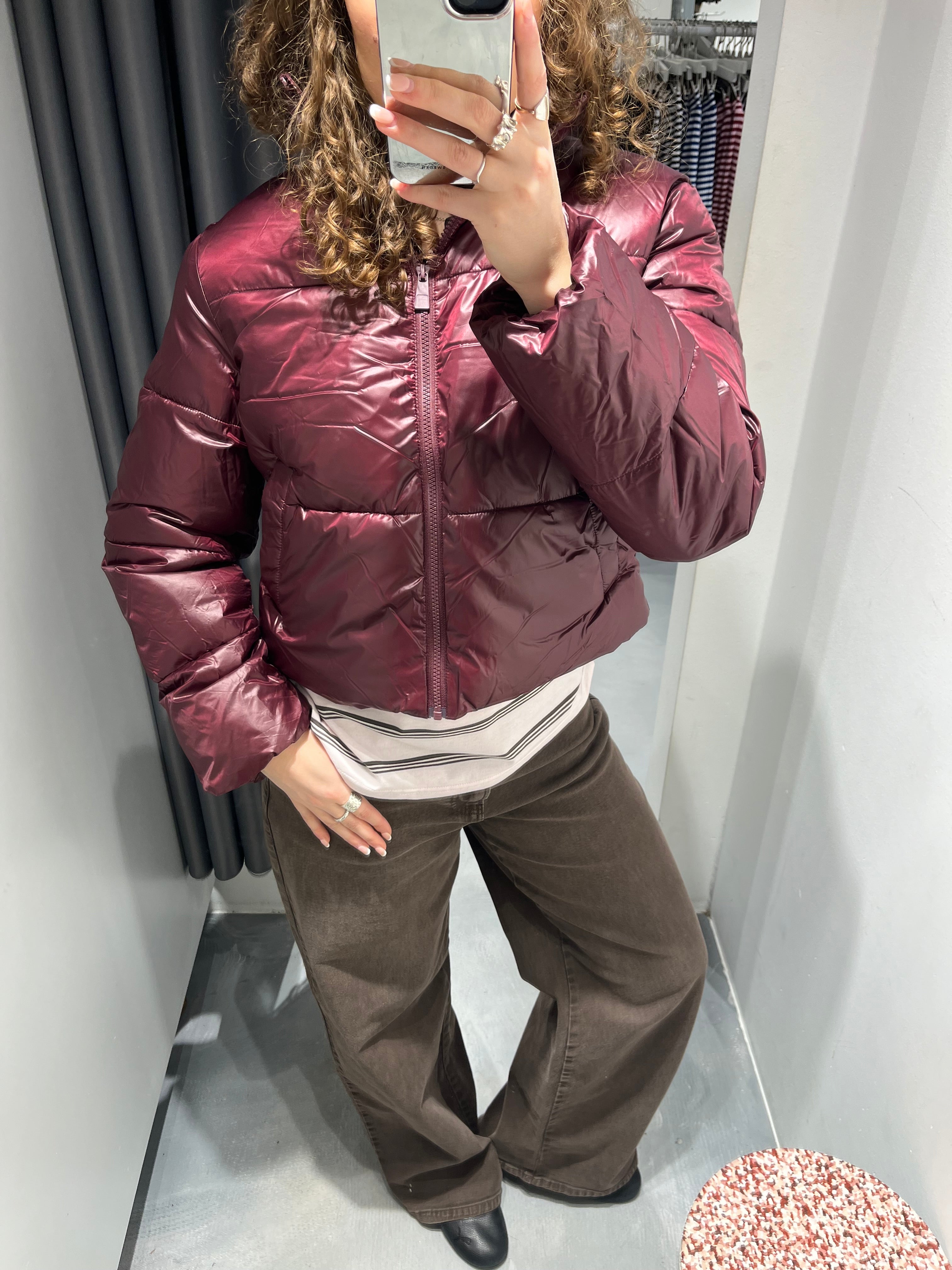PCAMILIA Puffer Jacket - Winetasting