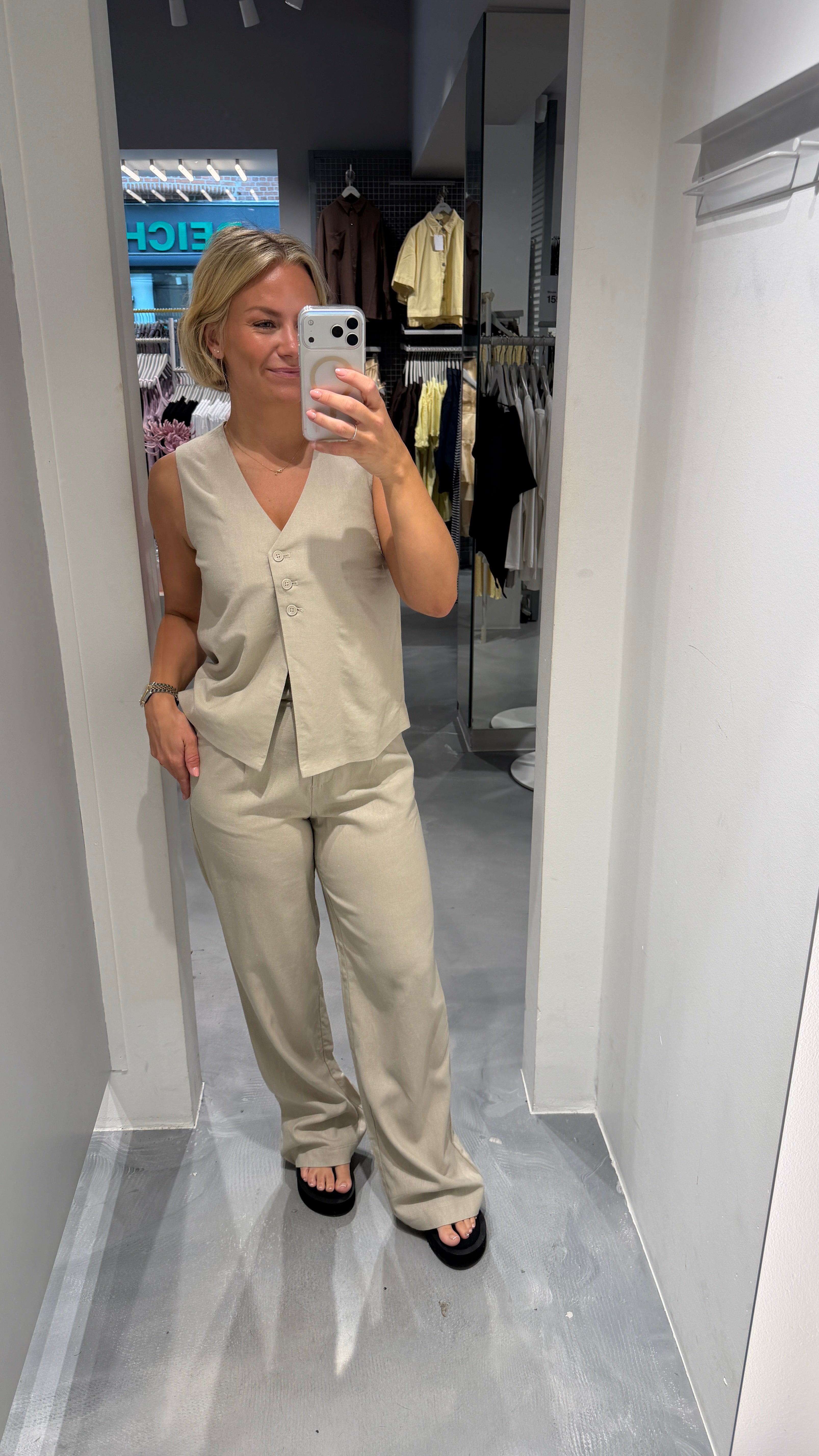 PCAWACE Tailored Waistcoat - Silver Lining