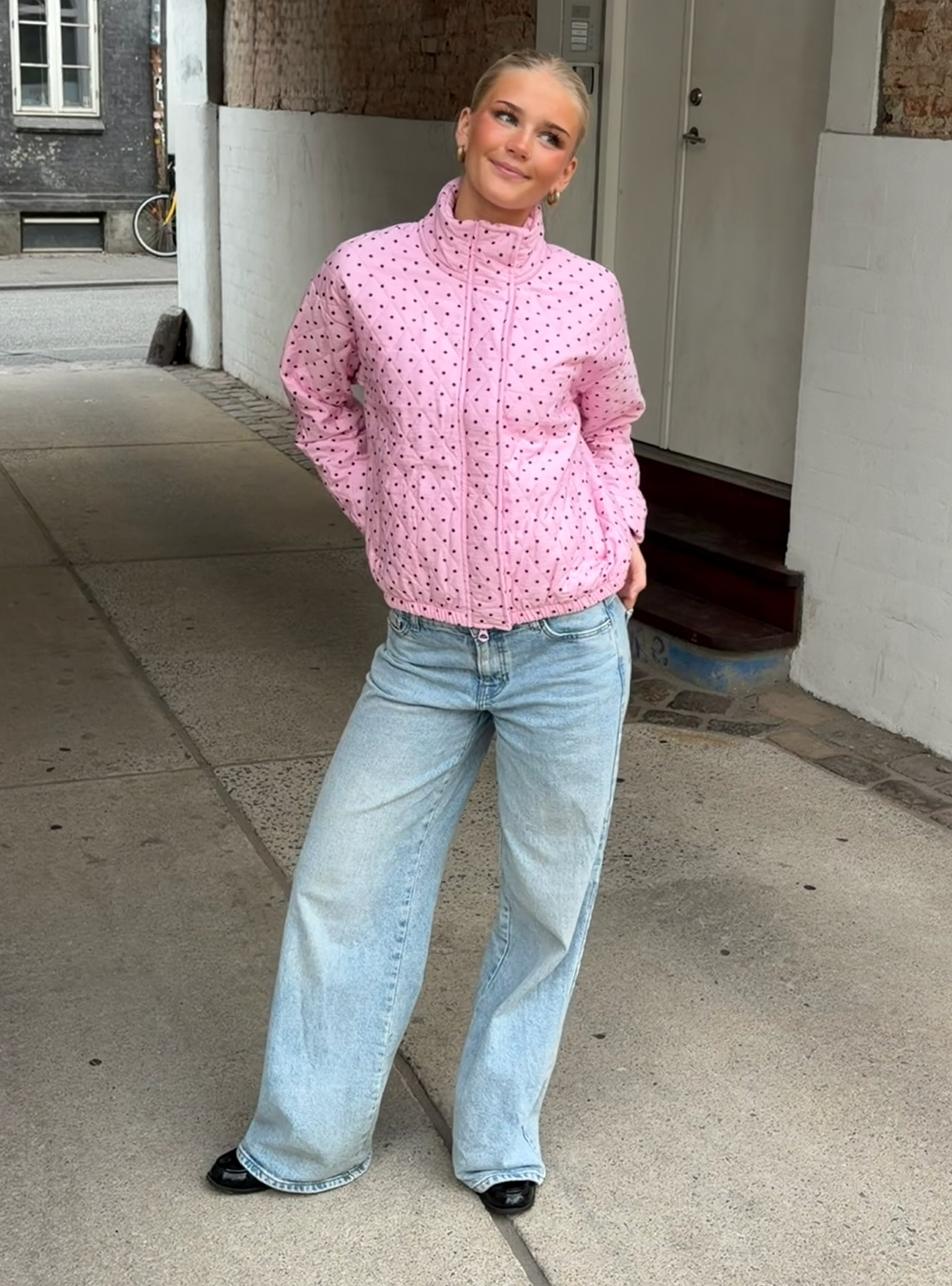 PCFAMILLA Bomber Jacket - Roseate Spoonbill