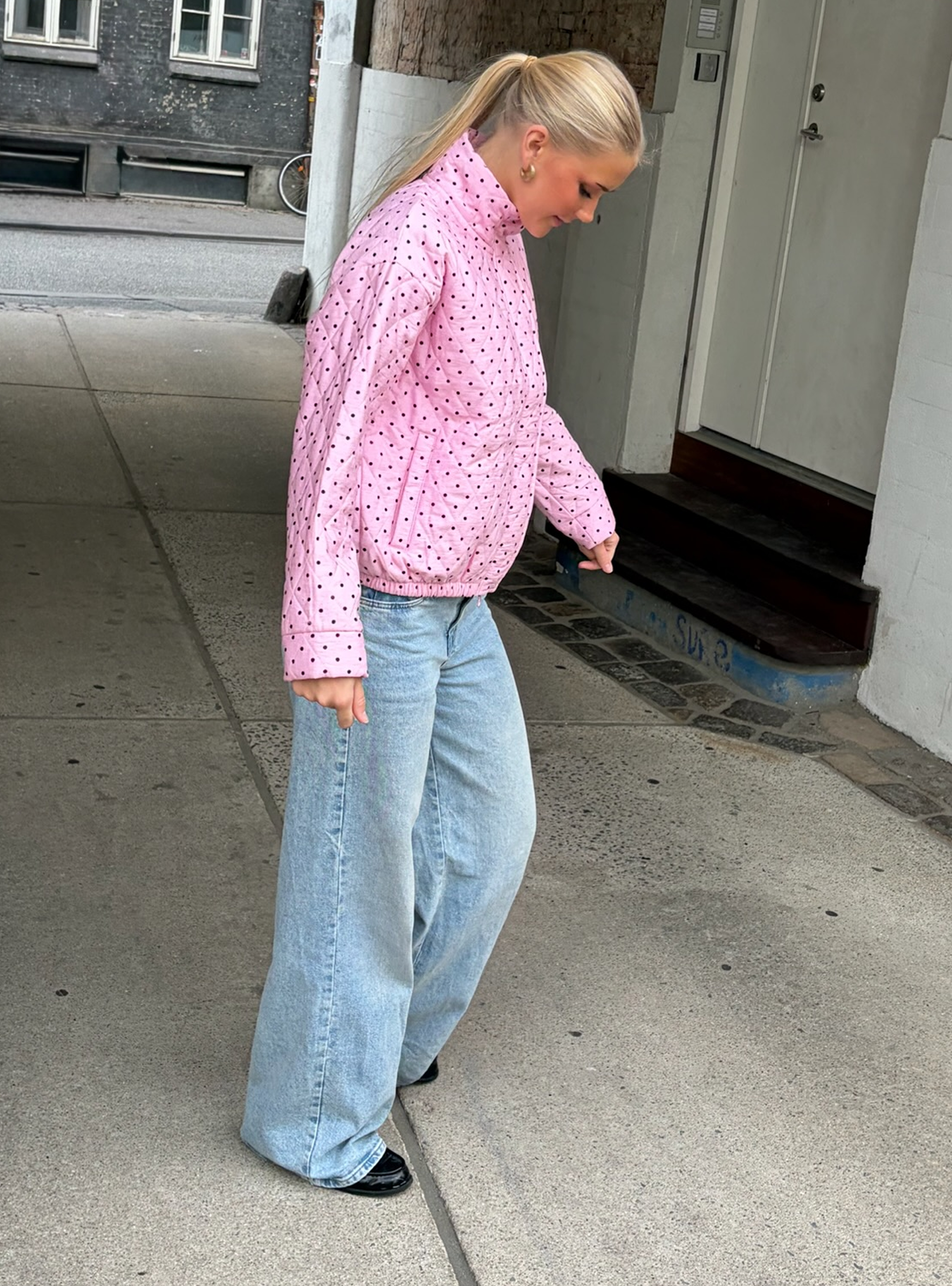 PCFAMILLA Bomber Jacket - Roseate Spoonbill