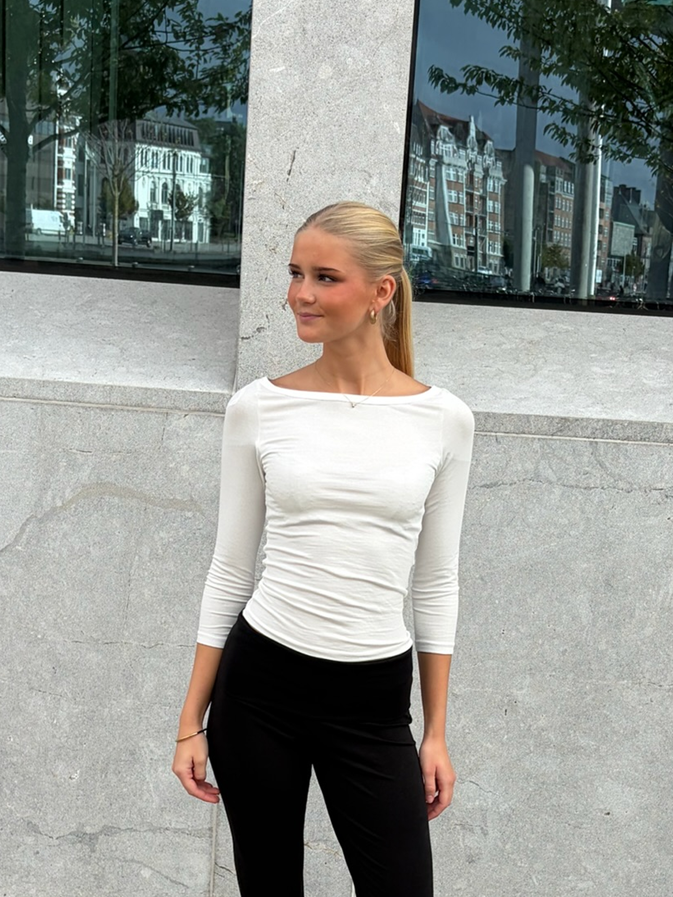 PCPHOEBE T-Shirt - Cloud Dancer