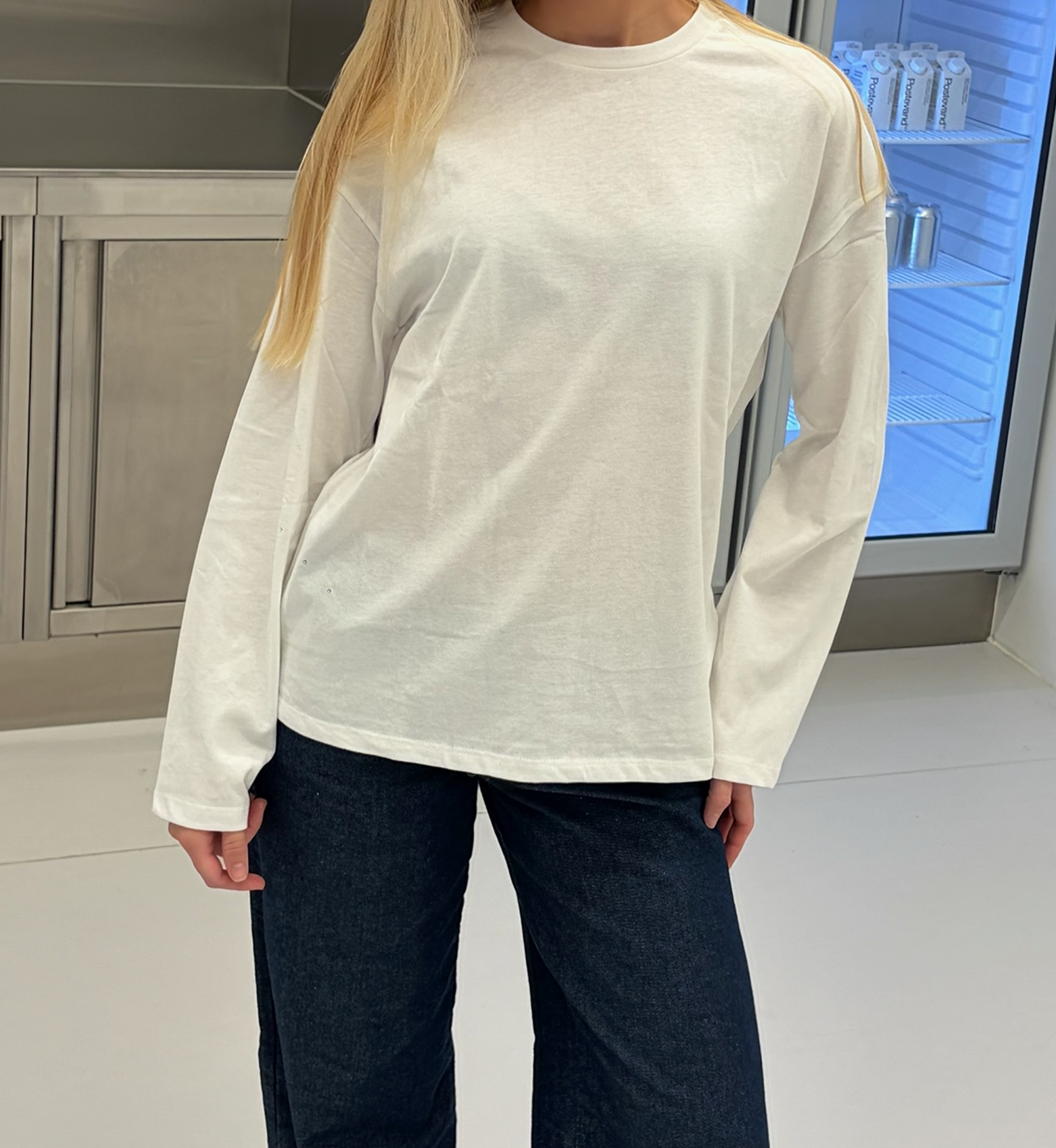 PCSADIE T-Shirt - Cloud Dancer