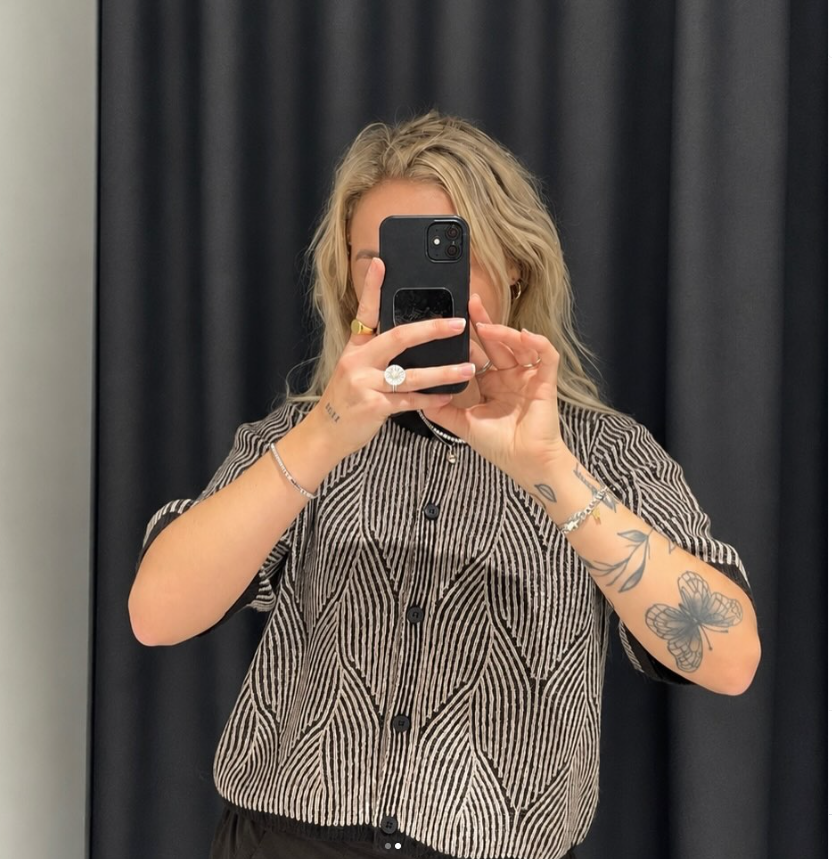 PCJENNA Knitted Cardigan - Hot Fudge