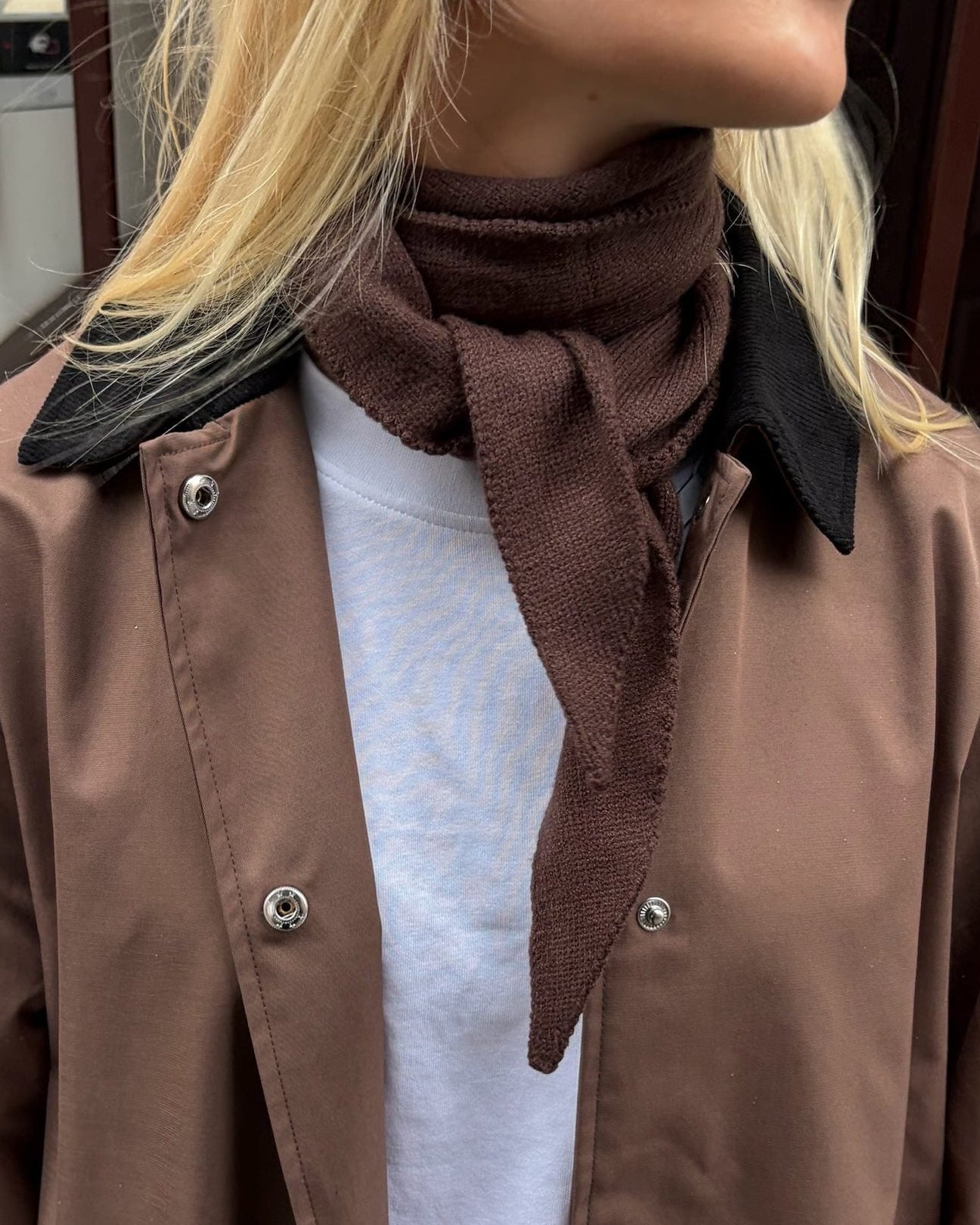 PCKOMMA Scarf - Hot Fudge