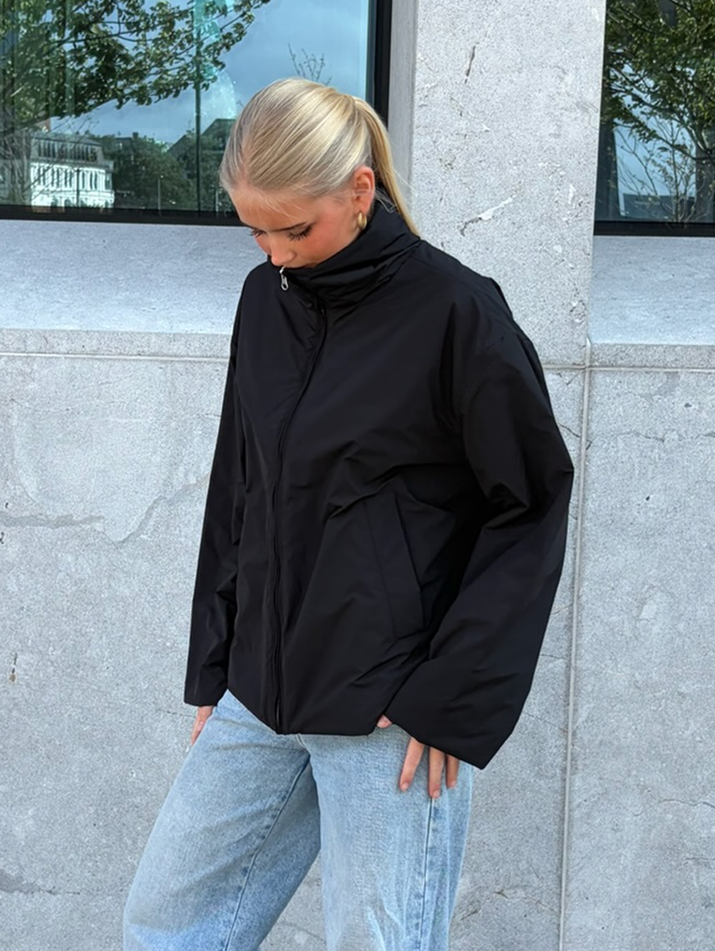 PCSIF Quilted Jacket - Black